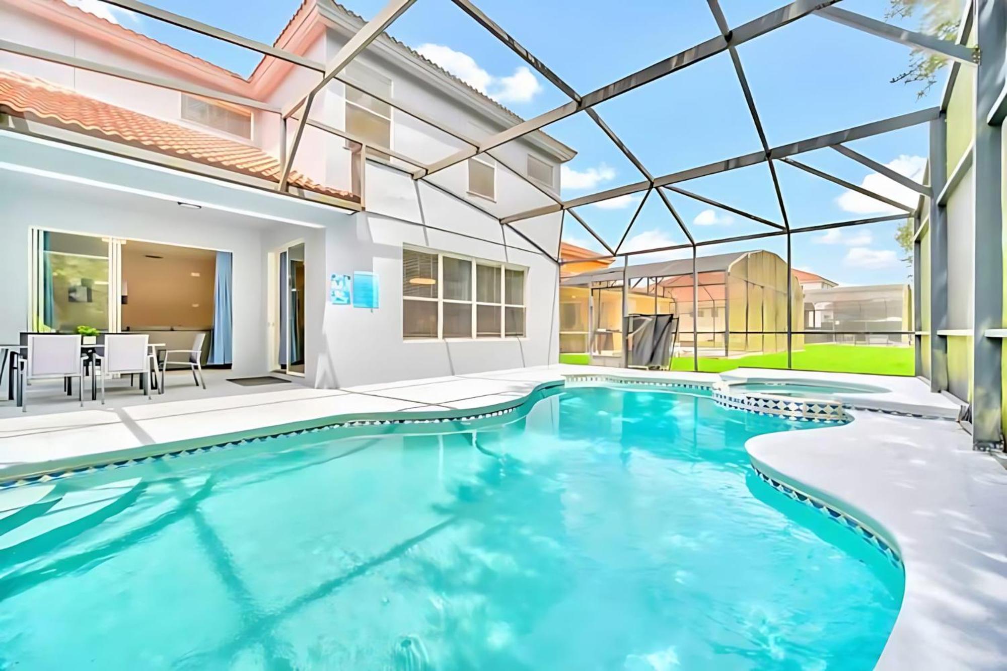 6Br Resort Home Near Disney - With Private Pool Hot Tub And Games Room Kissimmee Exteriör bild