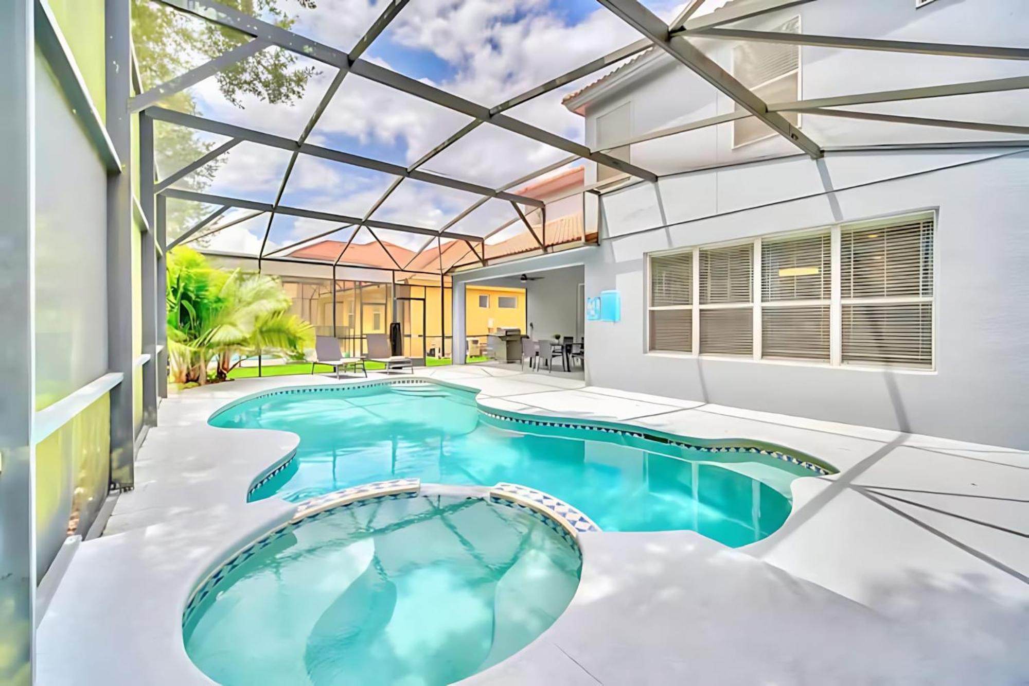 6Br Resort Home Near Disney - With Private Pool Hot Tub And Games Room Kissimmee Exteriör bild