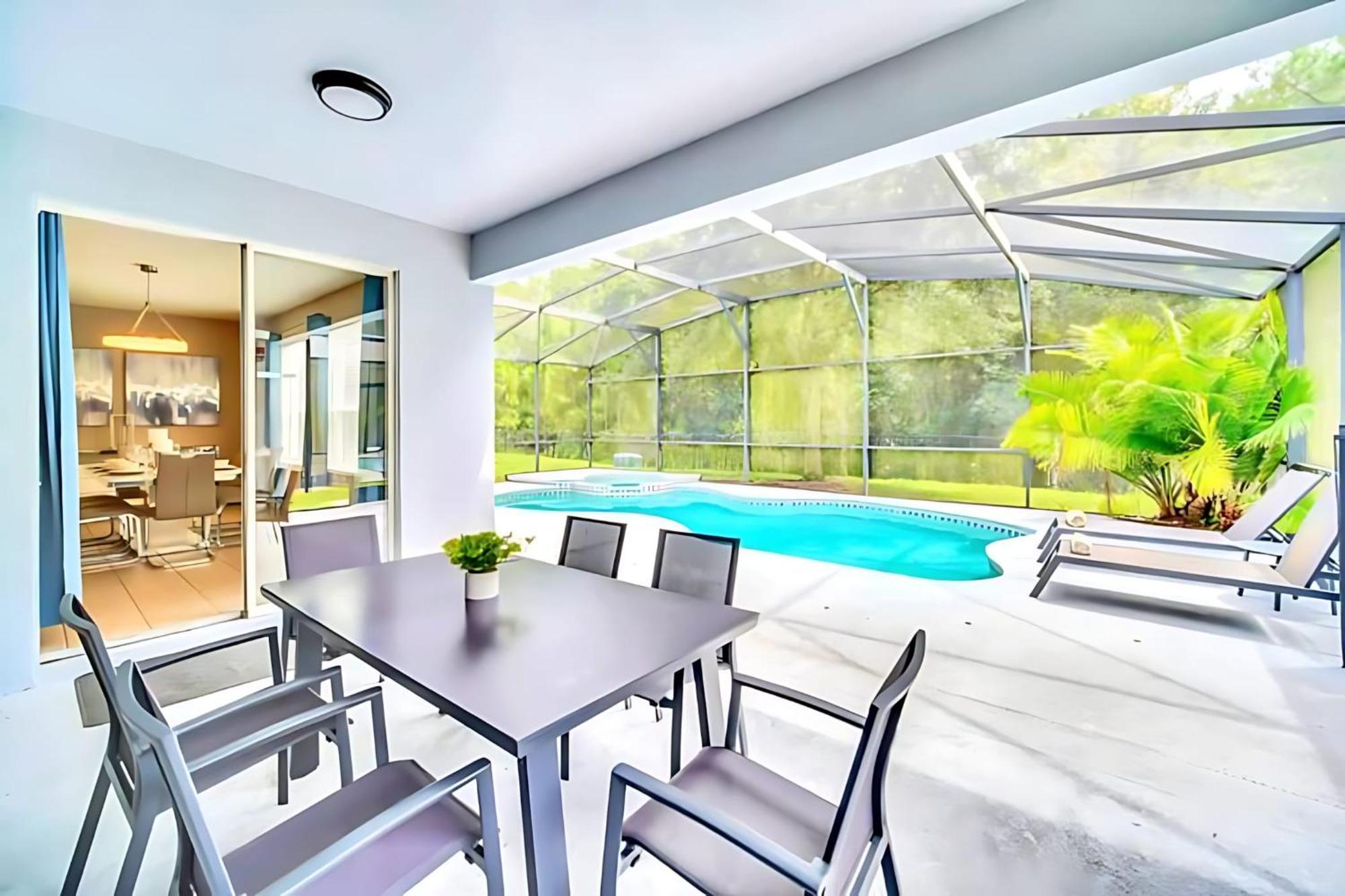 6Br Resort Home Near Disney - With Private Pool Hot Tub And Games Room Kissimmee Exteriör bild